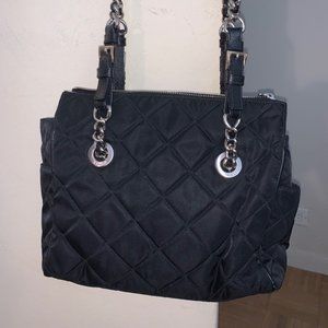 Prada Black Nylon Quilted Bag
